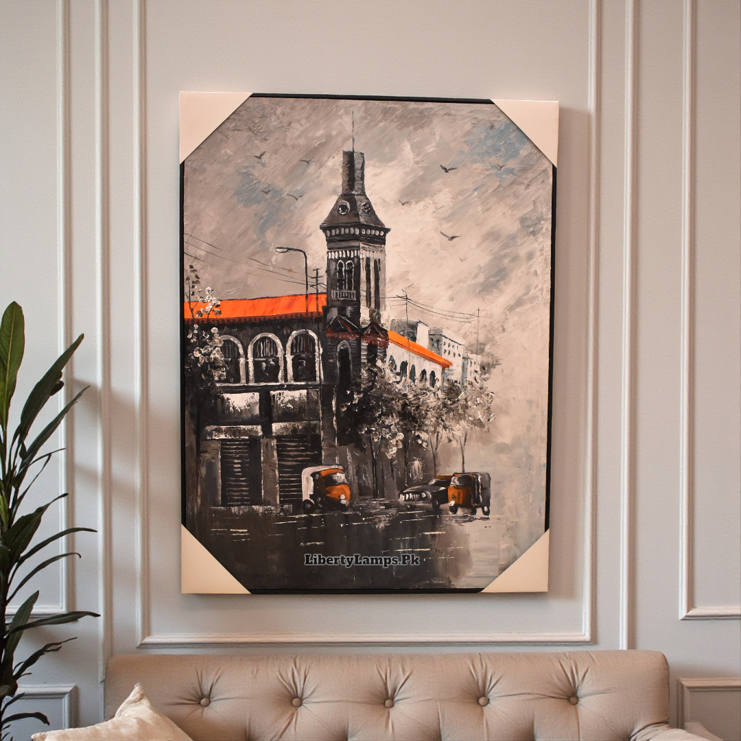 Old City – Handmade Oil Painting on Canvas