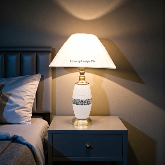 Handcrafted Terracotta Table Lamp – Earthy Elegance