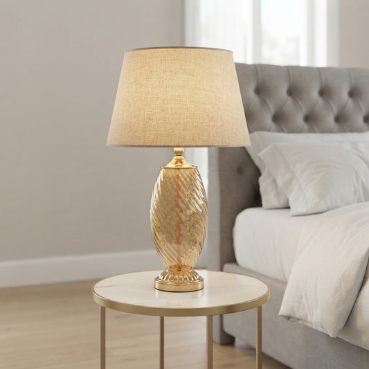 Oval Crystal™ – Oval Glass Lamp Pair