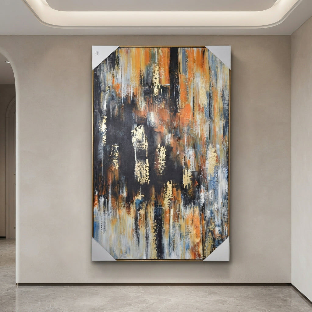 Abstract Handmade Oil Painting on Canvas