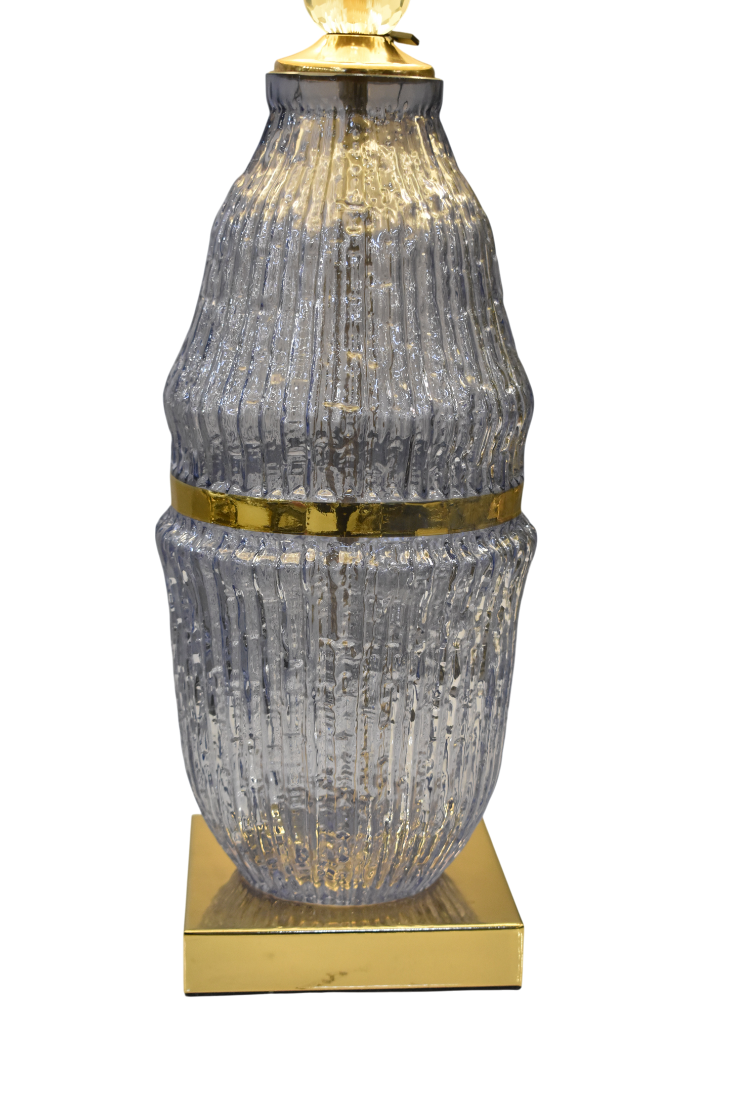 Crystal Aura Glass Table Lamp (Pair)