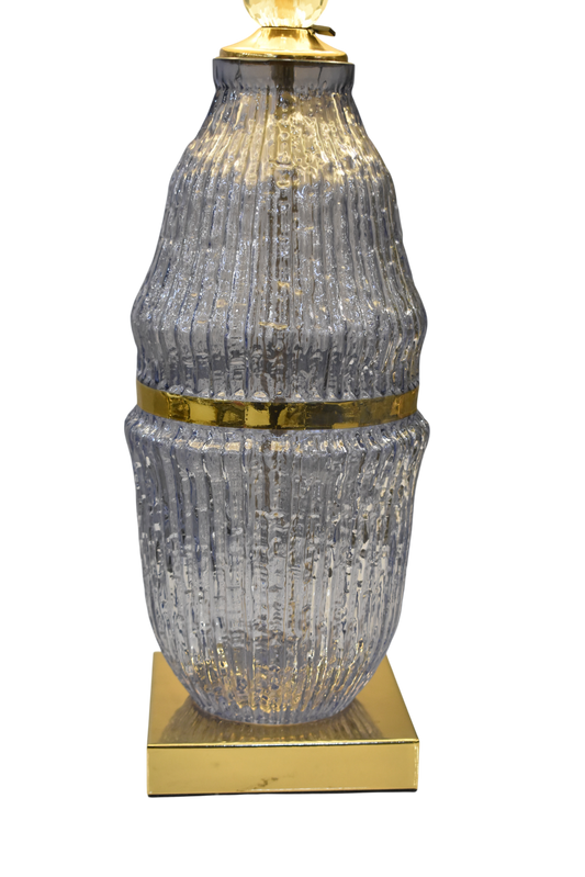 Crystal Aura Glass Table Lamp (Pair)