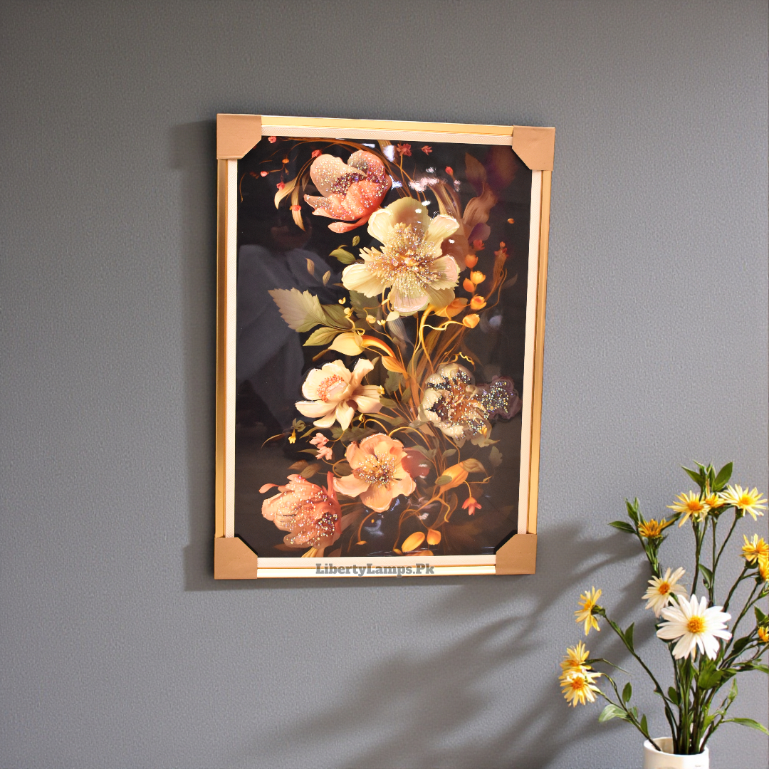 Dynamic Layers 3D Art Painting on Canvas (Single)