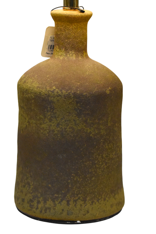 Earthline Glow – Terracotta Table Lamp (Single)