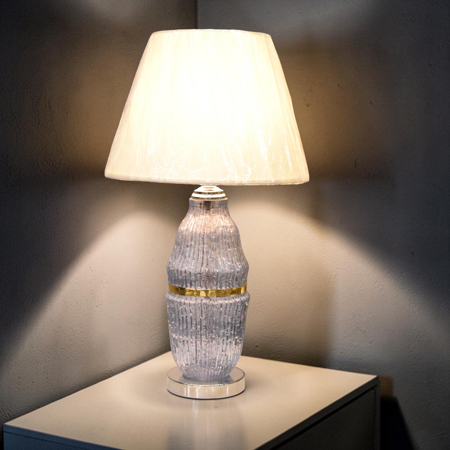 Crystal Vista™ – Glass Lamp Pair