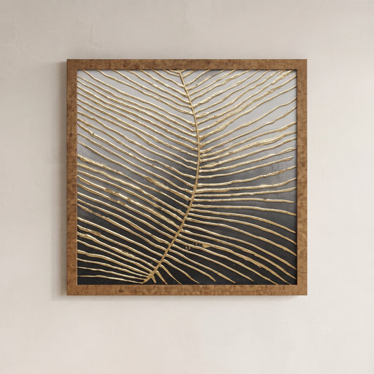 Golden Aura™ – Gold Leaf Handmade Painting on Canvas
