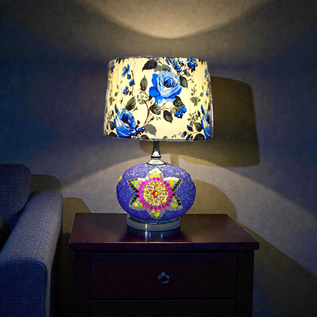 Royal Mosaic Glow Table Lamp (Pair)