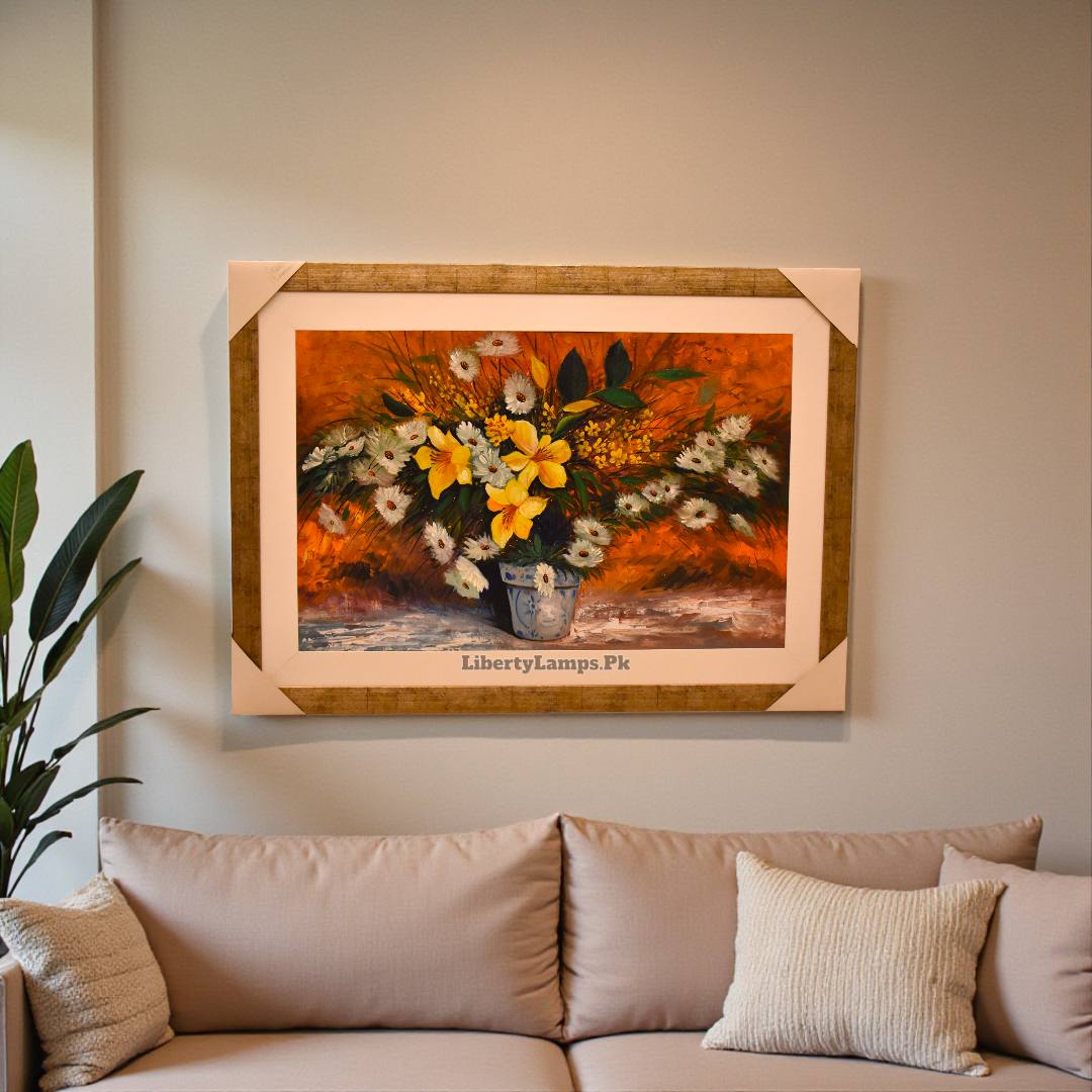 Blooming Elegance – Floral Handmade Oil Painting on Canvas