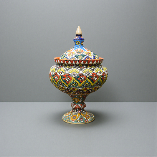 Noura Candy™ – Iranian-Inspired Decorative Candy Jar (11 Inch Height)