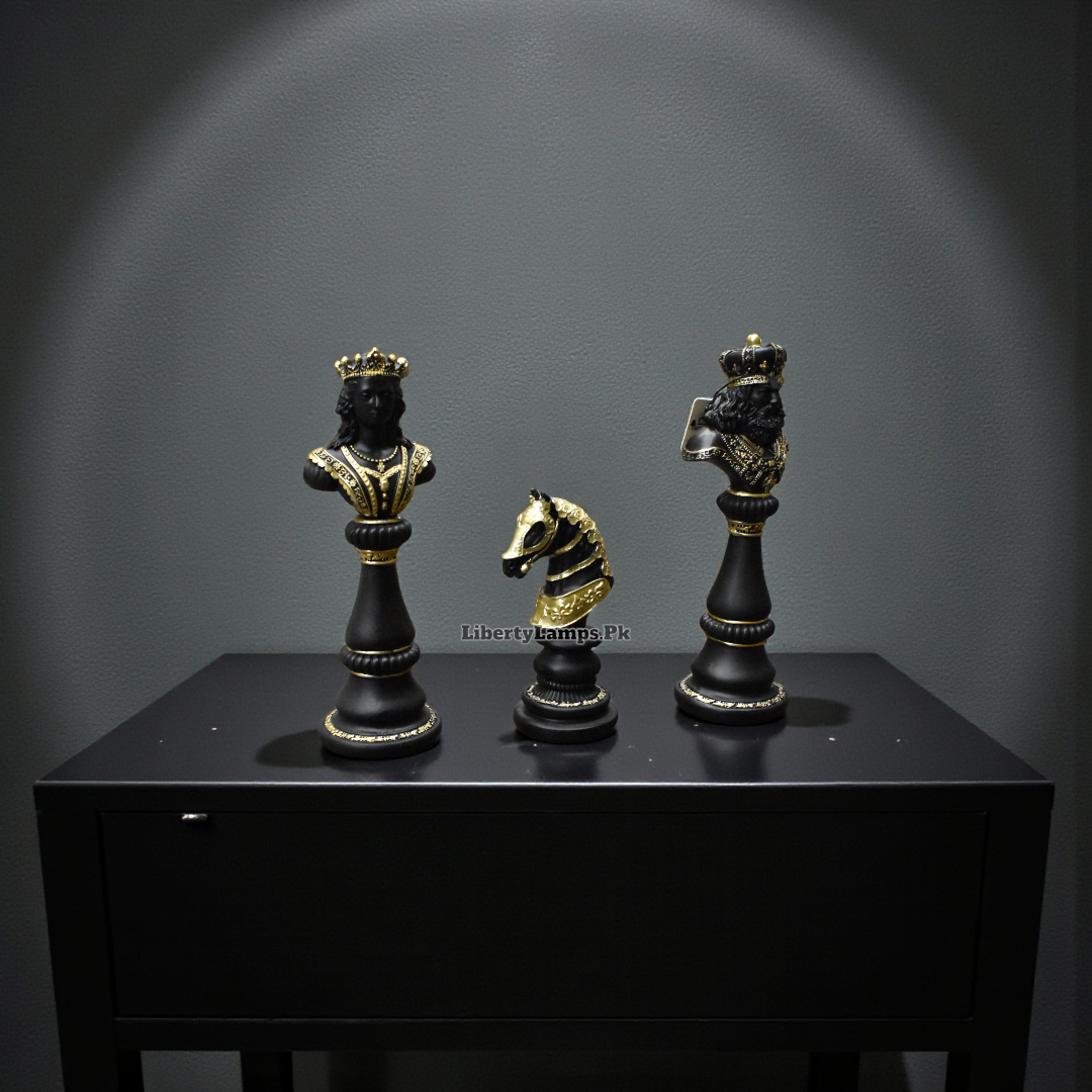 Chess 3 Piece Decoration Set