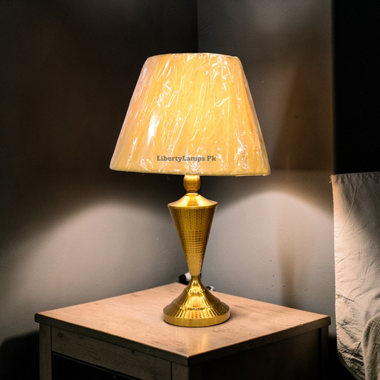 Golden Artisan™ – Hand Made Golden Metal Lamp Pair