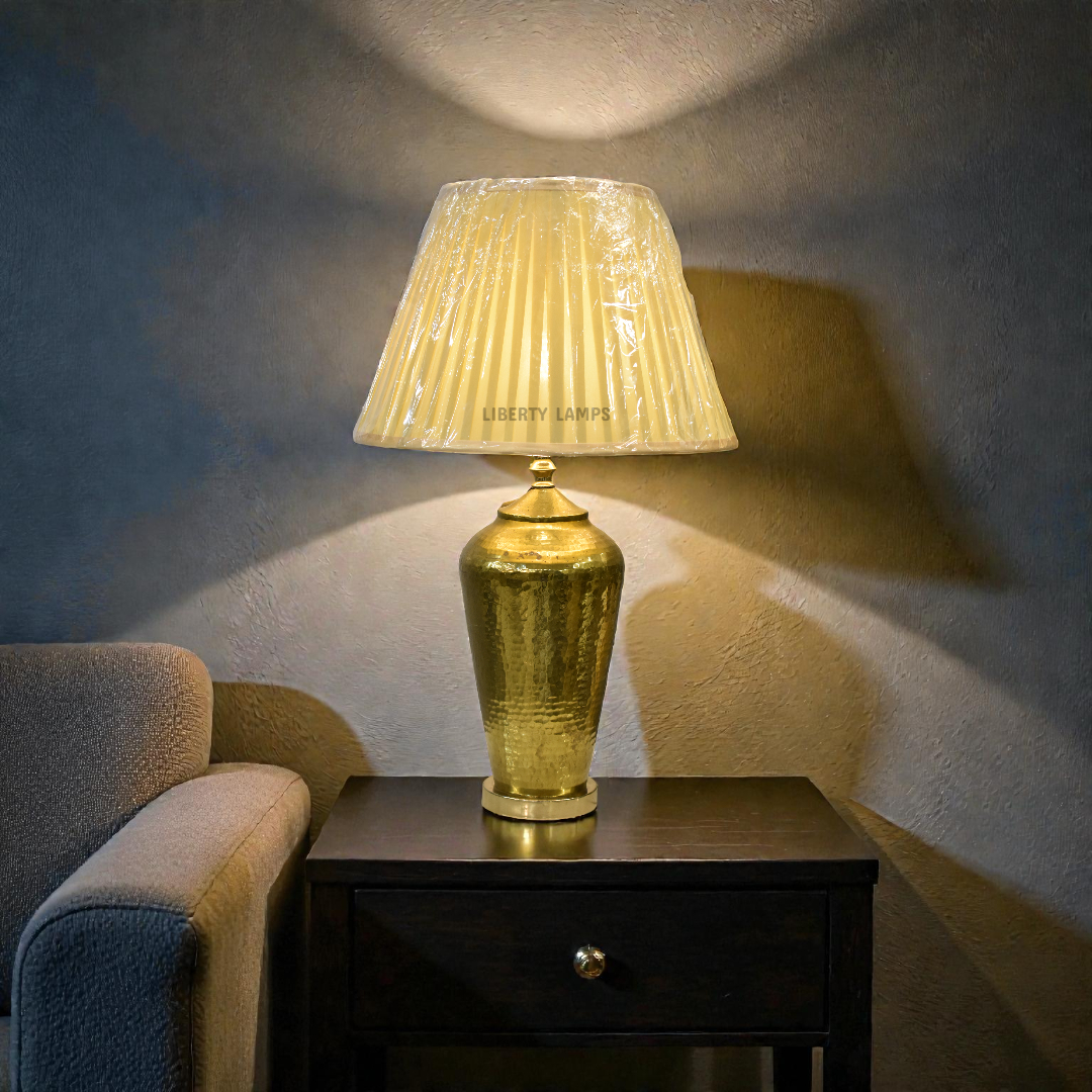 Regal Brass Glow Table Lamp (Pair)