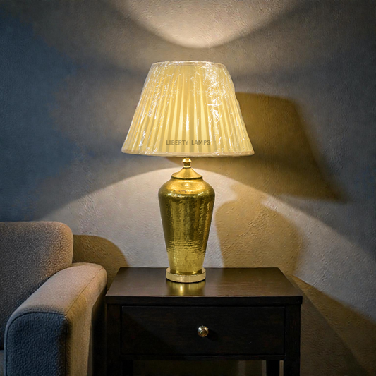 Regal Brass Glow Table Lamp (Pair)