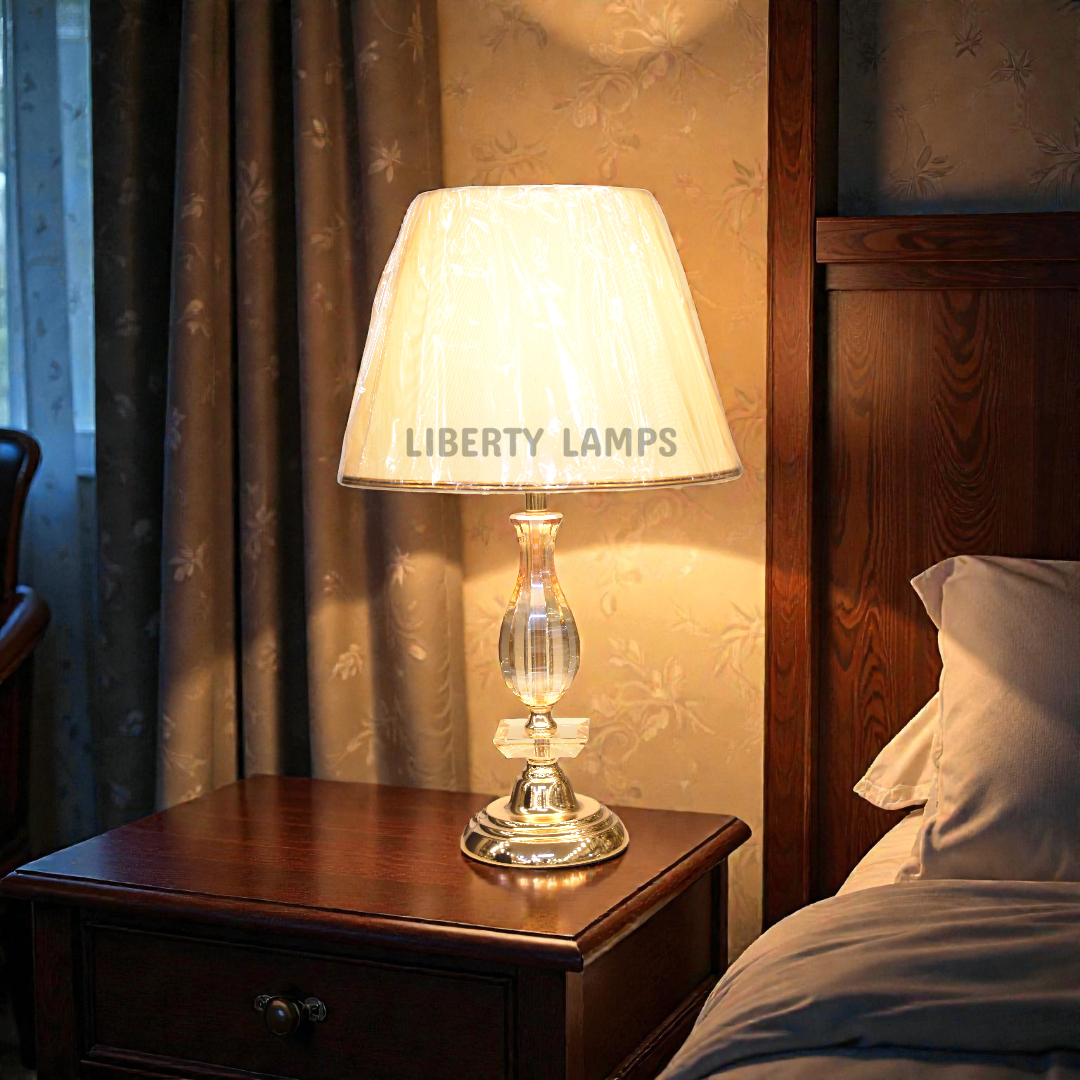 🌟 Radiant Crystal Glow Table Lamp (Pair) 🌟