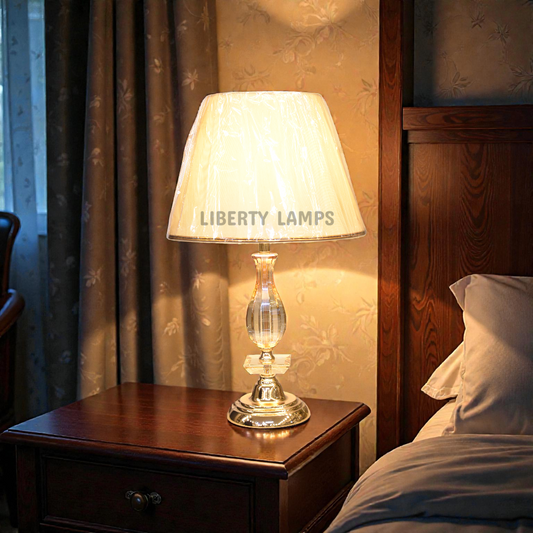 🌟 Radiant Crystal Glow Table Lamp (Pair) 🌟