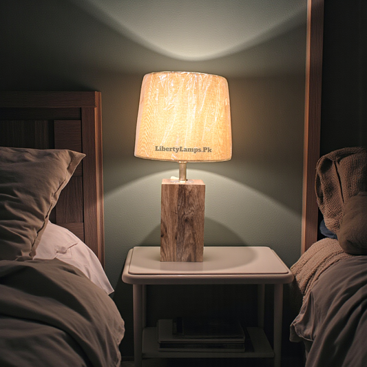 Wooden Table Lamp – Natural Minimal Elegance