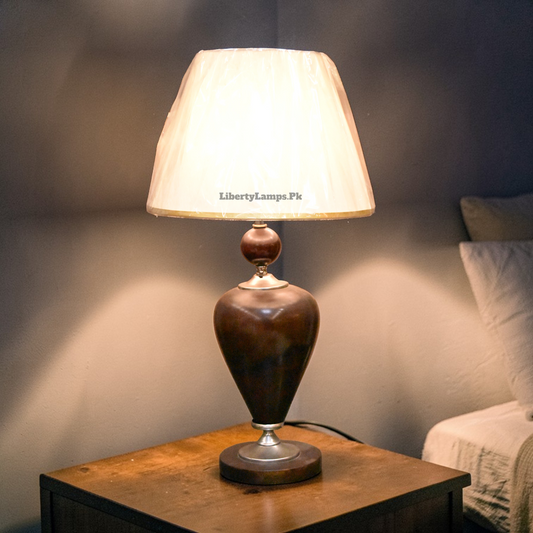 NatureCraft™ – Wooden Lamp Pair