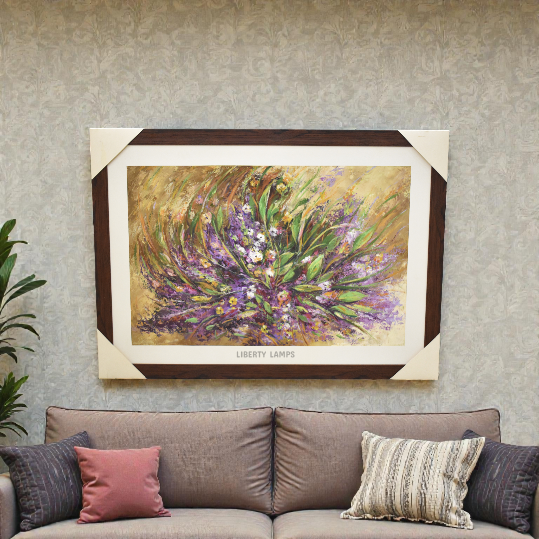 Pearl Blossom Floral Oil Painting (Single)