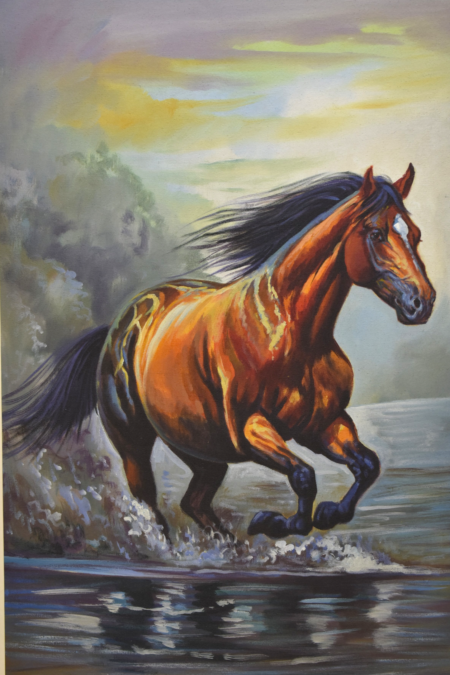 Galloping Majesty™ – Horse Oil Painting on Canvas