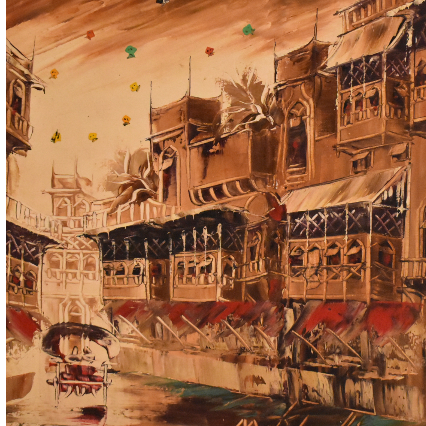 Historic Alleys™ – Old City Handmade Oil Painting