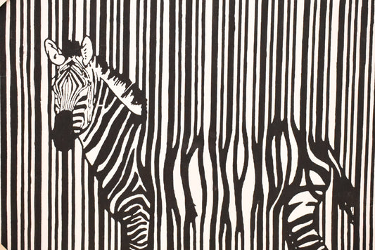 Wild Stripes – Zebra Handmade Oil Painting on Canvas