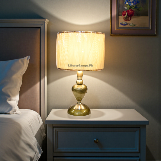 Wooden Table Lamp – Natural Warm Lighting Accent
