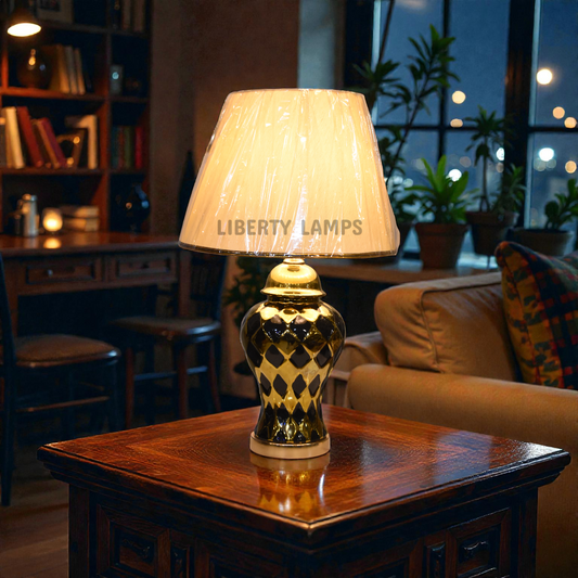 ✨ Porcelain Glow Classic Table Lamp (Pair) ✨