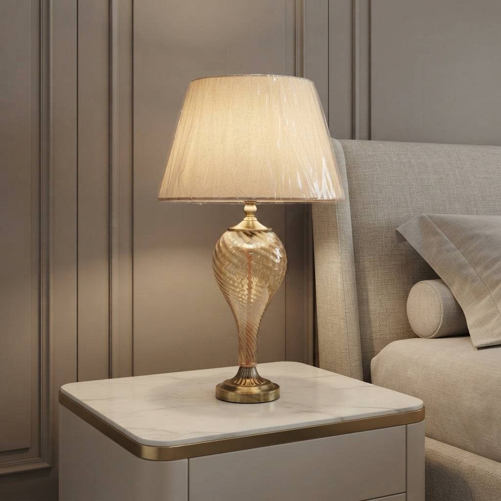 Oval Crystal™ – Oval Glass Lamp Pair