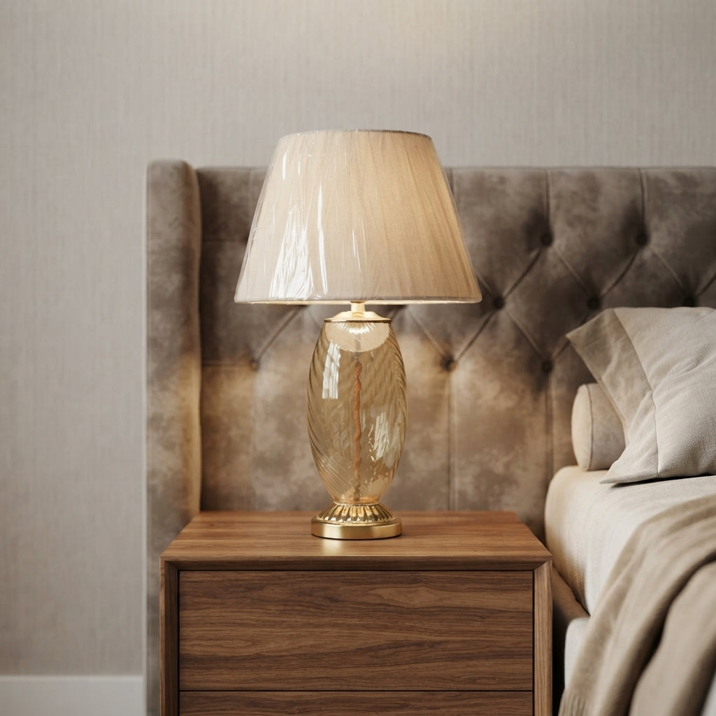 Glass Lamp – Pair