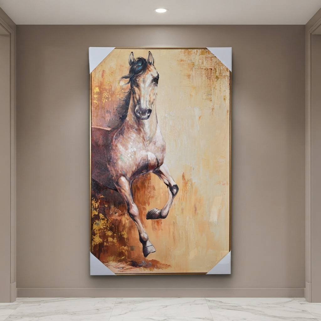 Horse Handmade Oil Painting on Canvas