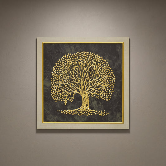 Golden Tree™ – Gold Leaf Tree Handmade Painting on Canvas
