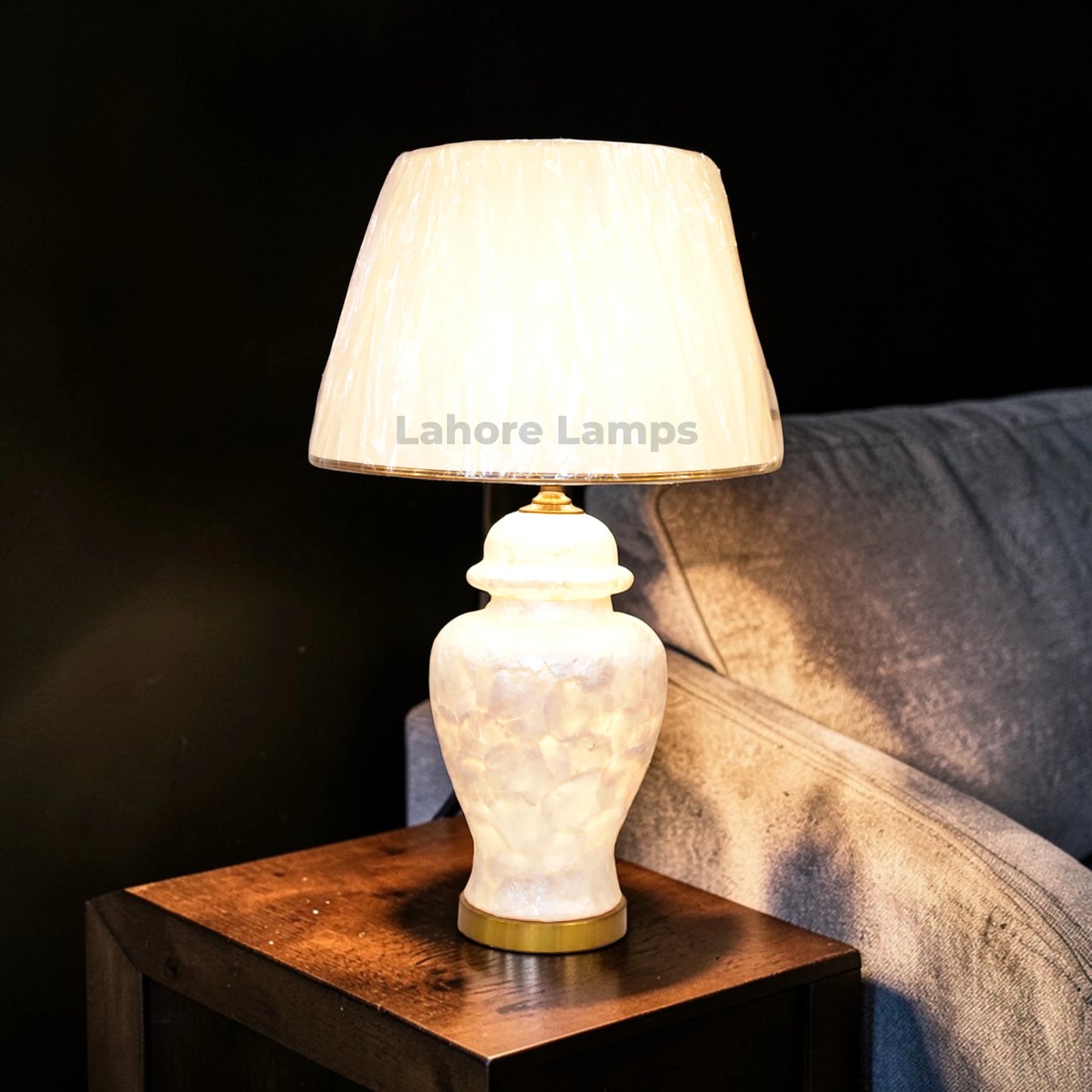 Ocean Pearl™ – Mother of Pearl Lamp Pair