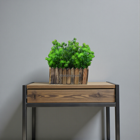 Wooden Green Kyari – Rustic Décor Accent (Single)