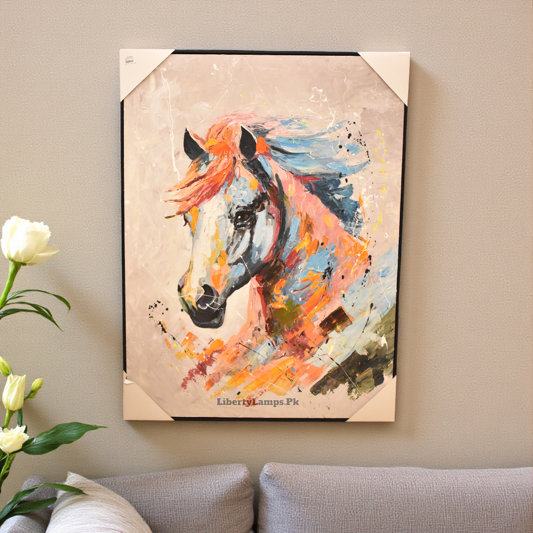 Horse Handmade Oil Painting on Canvas