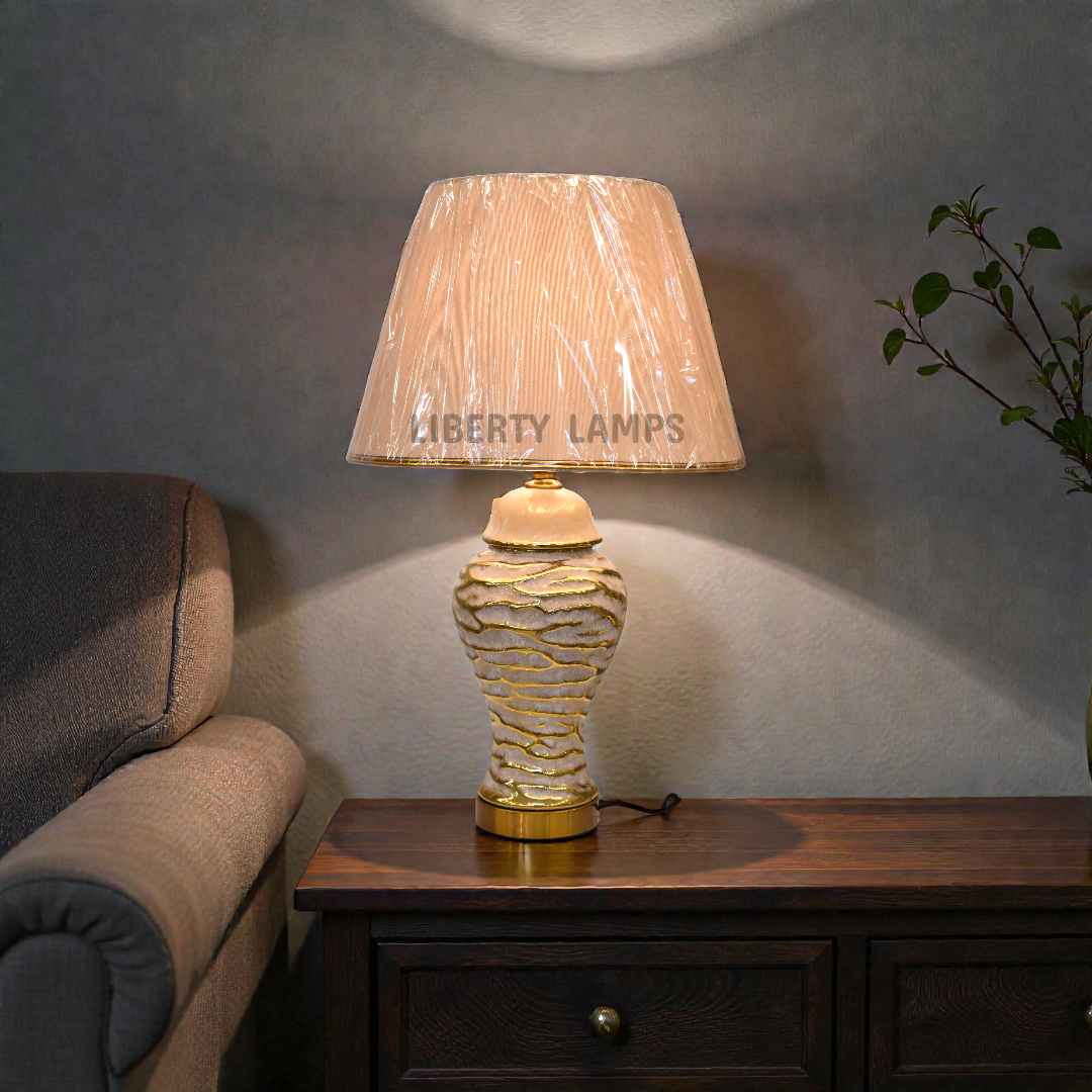 Rustic Terra Glow Table Lamp (Pair)