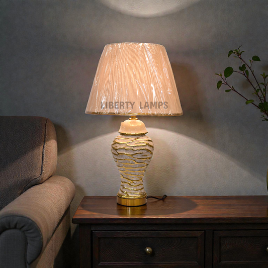 Rustic Terra Glow Table Lamp (Pair)