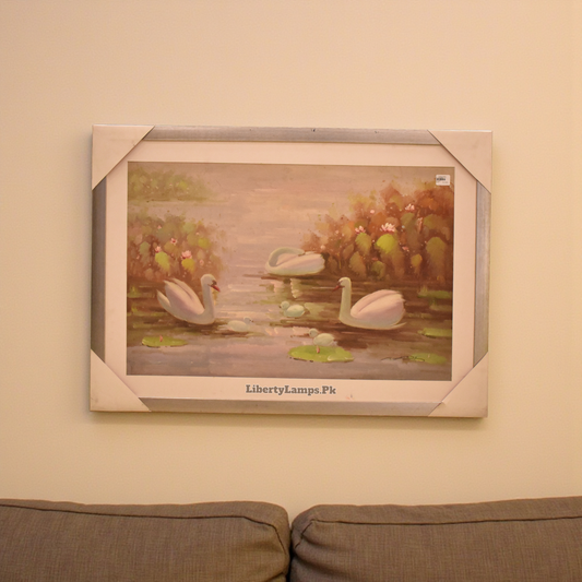 Tranquil Waters™ – Landscape Duck Handmade Oil Painting