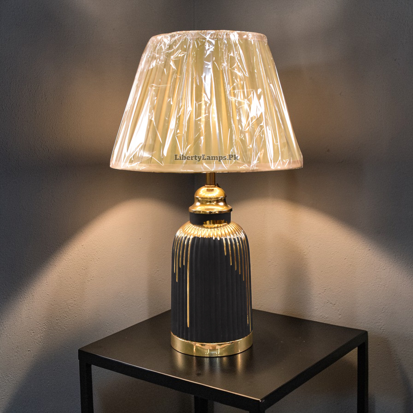 StoneFusion Luxe™ – Metal & Marble Texture Lamp Pair
