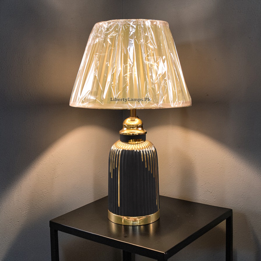 StoneFusion Luxe™ – Metal & Marble Texture Lamp Pair