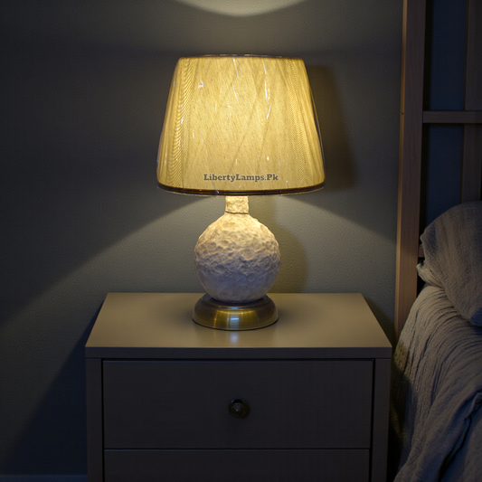 Handcrafted Terracotta Table Lamp – Compact Earthy Accent