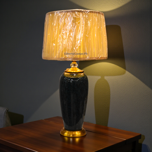Emerald Earth – Green Terracotta Table Lamp