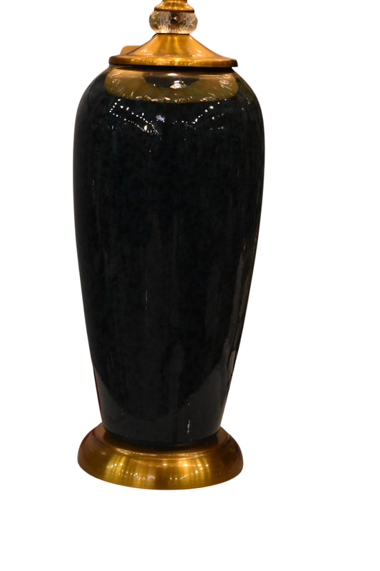 Emerald Earth – Green Terracotta Table Lamp