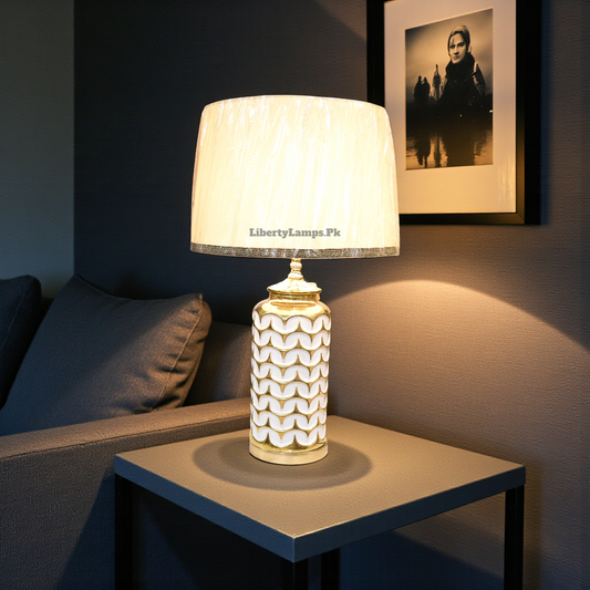 Porcelain Table Lamp – Tall Elegant Lighting Accent