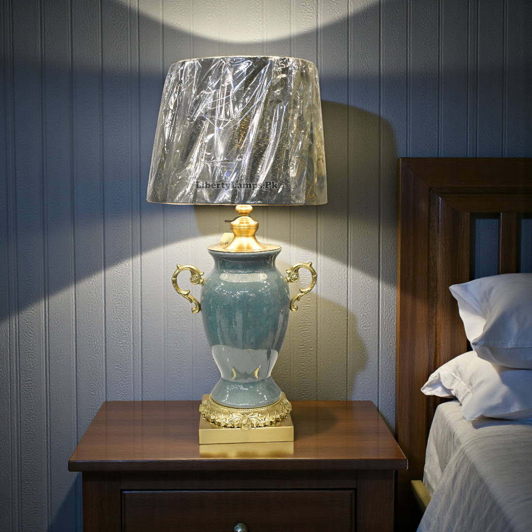 Ivory Porcelain Elegance Table Lamp (Pair)