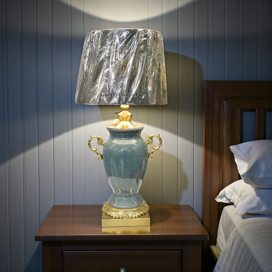 Ivory Porcelain Elegance Table Lamp (Pair)