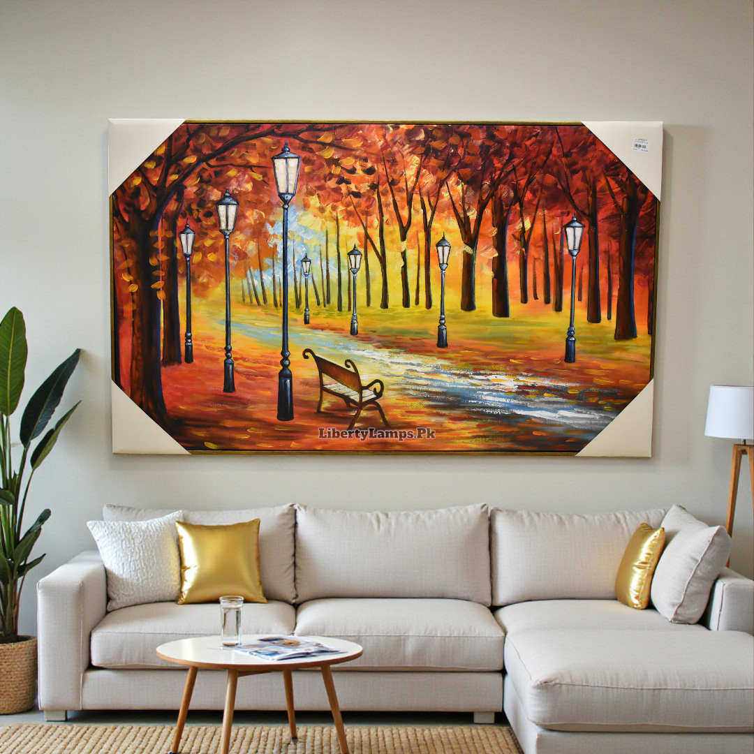 Serene Horizons – Landscape Oil Painting on Canvas