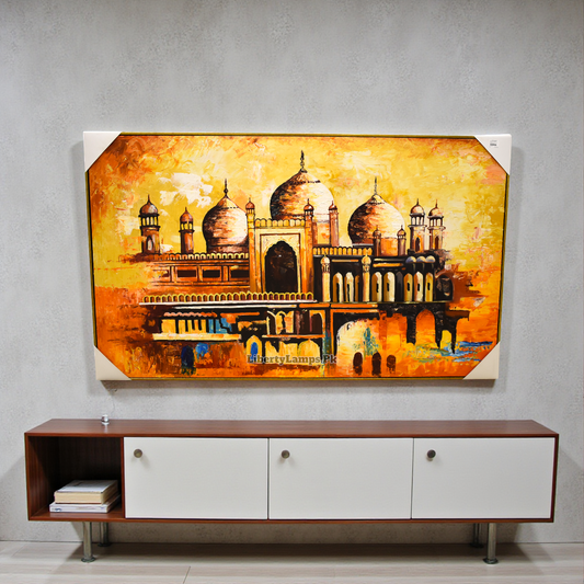 Sacred Serenity – Mosque Handmade Oil Painting on Canvas