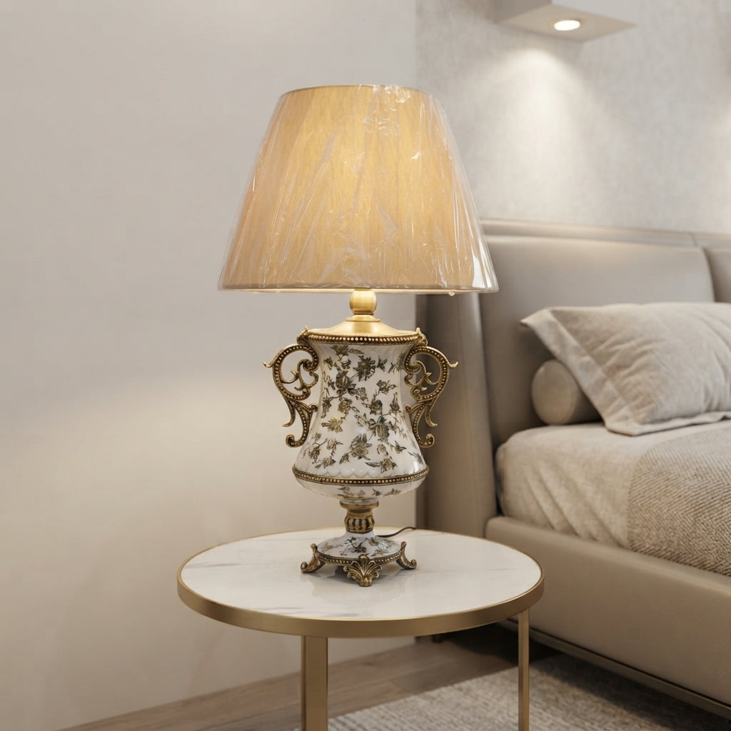 Ottoman Mosaic™ – Turkish Fish Bone Lamp Pair