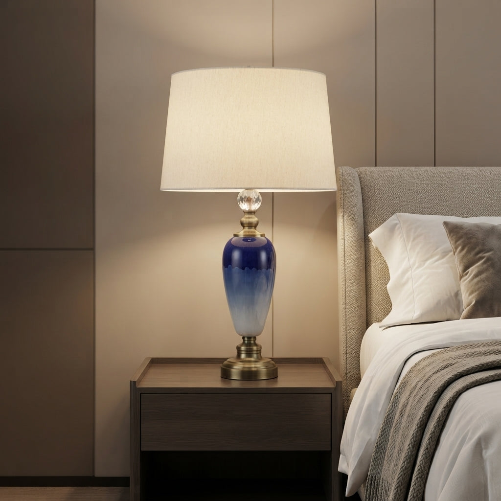Glass Elegance™ – Pair Glass Lamps