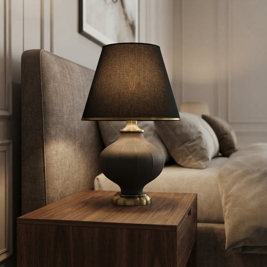 Terracotta Lamp – Pair